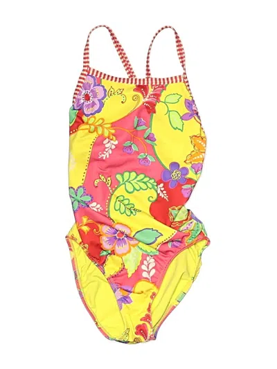 Pre-owned Dolfin One Piece Swimsuit In Yellow
