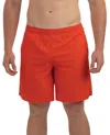 Dolfin Solid Chlorine Resistant Swim Trunks In Orange In Orange