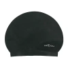 Dolfin Solid Silicone Swim Cap In Black