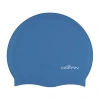 Dolfin Solid Silicone Swim Cap In Blue
