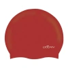 Dolfin Solid Silicone Swim Cap In Red