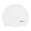 Dolfin Solid Silicone Swim Cap In White