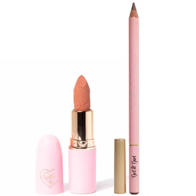 Doll Beauty Lip Bundle - Get Lippy Lipstick And Get It Girl Lip Liner In White