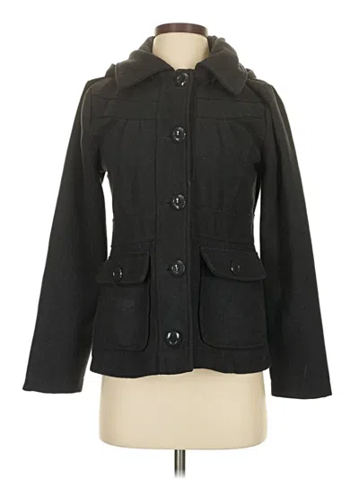 Pre-owned Dollhouse Coat In Black