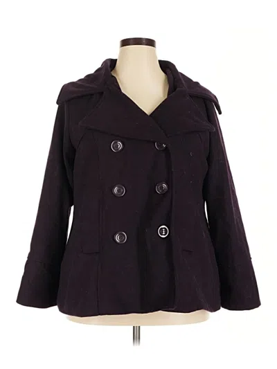 Pre-owned Dollhouse Coat In Purple