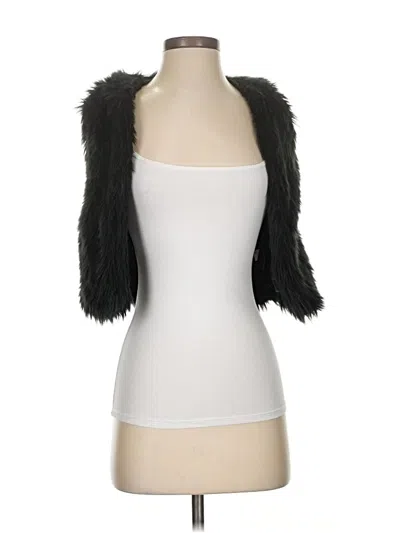 Pre-owned Dollhouse Faux Fur Vest In Blue