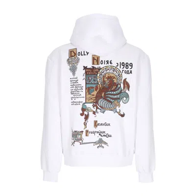 Dolly Noire Ancient Dragon Hoodie White Men's Hoodie