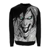 Dolly Noire Attack Titan Sweater Men's Sweater In Black