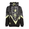 Dolly Noire Bench Duomo Men's Hoodie Over Hoodie Black/lime In Black/lime
