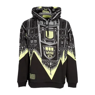 Dolly Noire Bench Duomo Men's Hoodie Over Hoodie Black/lime