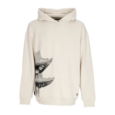 Dolly Noire Bench Tokyo Over Hoodie Men's Lightweight Hoodie Beige/black