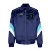 Dolly Noire Billy Goat Satin Jacket Men's Bomber Jacket Navy In Navy