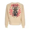 Dolly Noire Desert Beatle Crewneck Men's Lightweight Crewneck Sweatshirt Beige In Beige