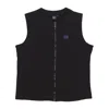 Dolly Noire Gastly Evolution Zipped Vest Men's Vest X Pokemon Black In Black