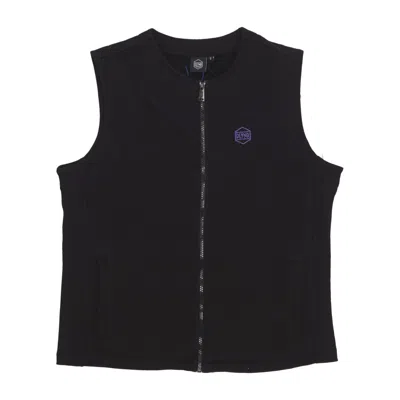 Dolly Noire Gastly Evolution Zipped Vest Men's Vest X Pokemon Black