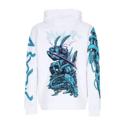 Dolly Noire Lightweight Hooded Sweatshirt For Men Ninja Rabbit Hoodie White
