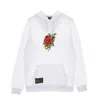 Dolly Noire Lightweight Hooded Sweatshirt For Men Pink Hoodie White In White