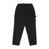 Dolly Noire Long Men's Canvas Carpenter Pants Black In Black