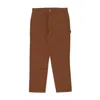 Dolly Noire Long Men's Canvas Carpenter Pants Tobacco In Tobacco