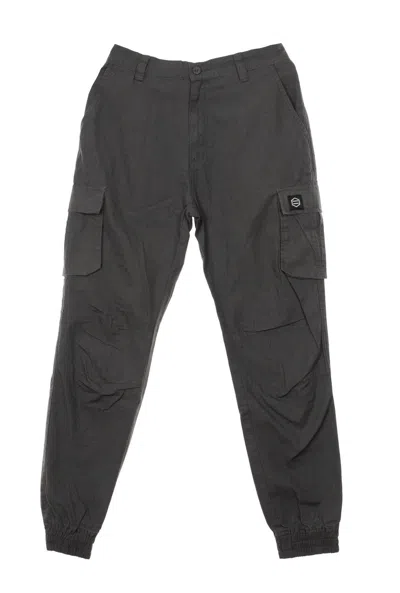 Dolly Noire Long Men's Cargo Ripstop Pants Anthracite In Antracite