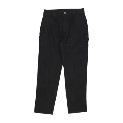 Dolly Noire Long Men's Denim Carpenter Pants Black