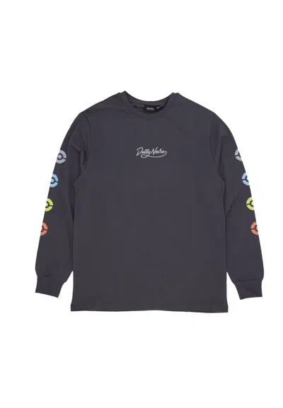 Dolly Noire Long Sleeve Shirt Eevee Evolution L/s Tee Antracite In Gray