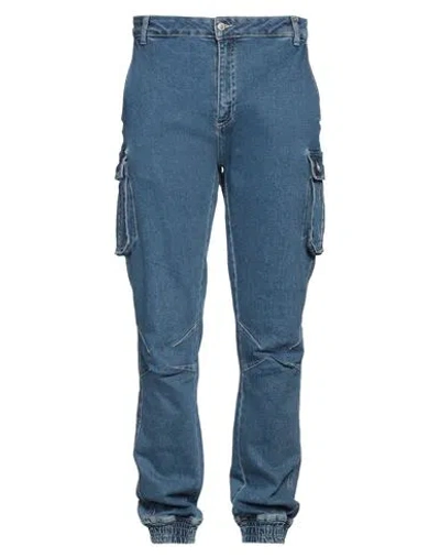 Dolly Noire Man Jeans Blue Size 34 Cotton, Elastane