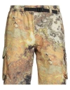 Dolly Noire Man Shorts & Bermuda Shorts Sand Size L Polyester, Elastane In Sand