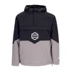 Dolly Noire Men's Anorak Jacket Removable Jacket Black/white In Black/white