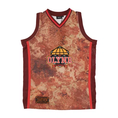 Dolly Noire Men's Basketball Goat Chemical Tank Top Orange
