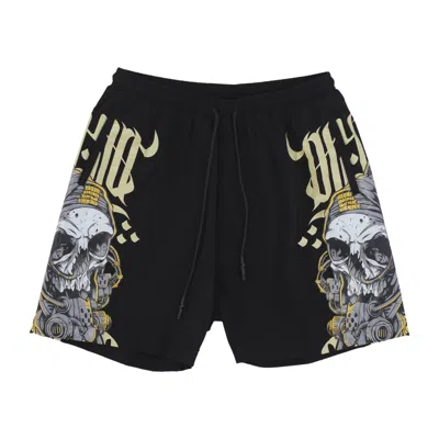 Dolly Noire Men's Desert Skull Swimshorts Black