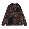 Dolly Noire Men's Full Zip Glitch Glitch Camo Jacket In Glitch Camo