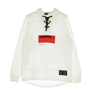 Dolly Noire Men's Hockey Sweatshirt Death Viper Hockey Hoodie White