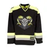 Dolly Noire Men's Hockey Sweatshirt Goat Hockey Crewneck Black In Black