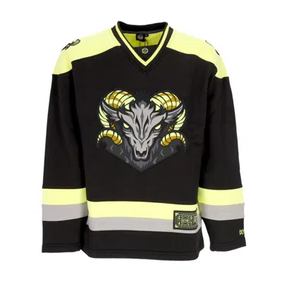 Dolly Noire Men's Hockey Sweatshirt Goat Hockey Crewneck Black
