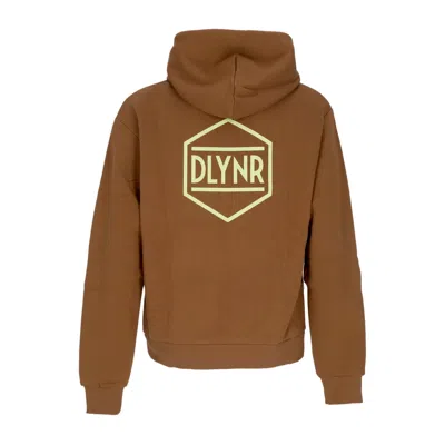 Dolly Noire Men's Hoodie Logo Back Hoodie Brown