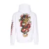 Dolly Noire Men's Hoodie Ryu Dragon Hoodie White In White