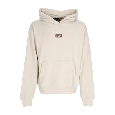 Dolly Noire Men's Lightweight Hooded Sweatshirt 3d Box Logo Hoodie Beige
