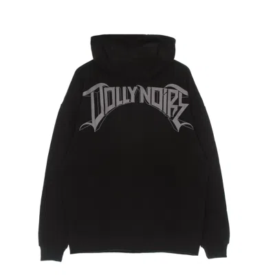 Dolly Noire Men's Lightweight Hooded Sweatshirt 3d Lettering Hoodie Over Black