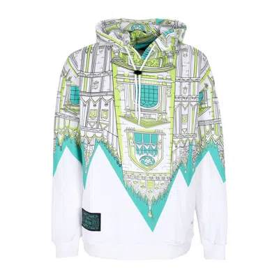 Dolly Noire Men's Lightweight Hooded Sweatshirt Bench Duomo Over Hoodie White