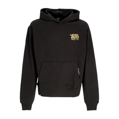 Dolly Noire Men's Lightweight Hooded Sweatshirt Desert Skull Hoodie Black