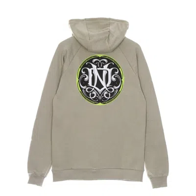 Dolly Noire Men's Lightweight Hooded Sweatshirt Monogram Hoodie Beige