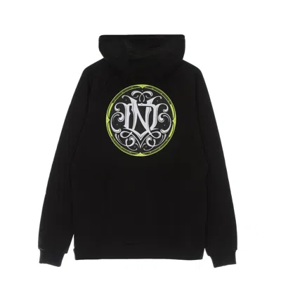 Dolly Noire Men's Lightweight Hooded Sweatshirt Monogram Hoodie Black