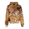 Dolly Noire Men's Lightweight Hoodie Desert Chemical Hoodie Beige/multi In Beige/multi
