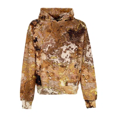 Dolly Noire Men's Lightweight Hoodie Desert Chemical Hoodie Beige/multi