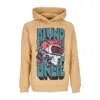Dolly Noire Men's Party Hard Skull Hoodie Beige In Beige