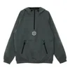 Dolly Noire Men's Pull-on Windbreaker Gray Slight Anorak Grey In Grey