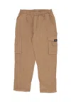 Dolly Noire Men's Ripstop Baggy Cargo Long Pants Beige In Beige