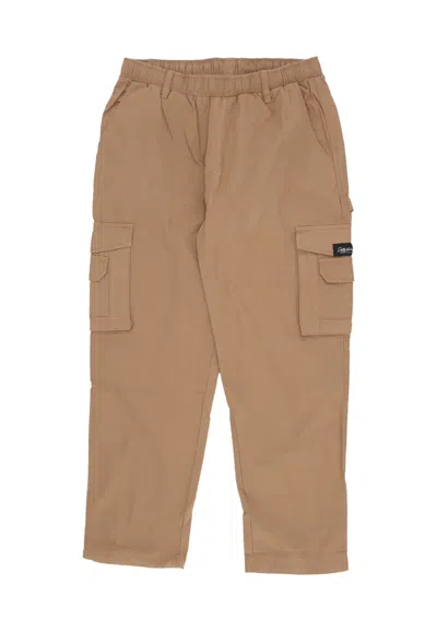 Dolly Noire Men's Ripstop Baggy Cargo Long Pants Beige