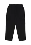 Dolly Noire Men's Ripstop Baggy Cargo Long Pants Black In Black